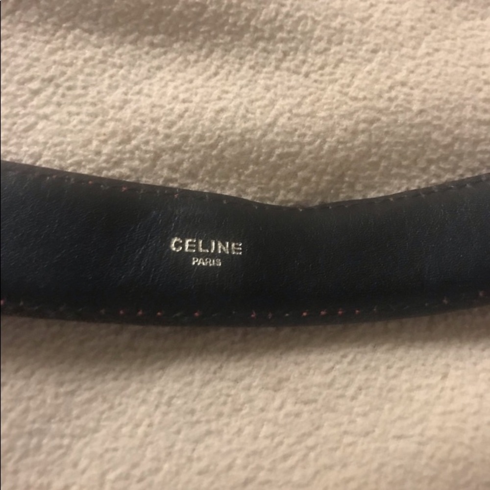 Vintage Celine red leather Belt and Buckle - Picture 9 of 12